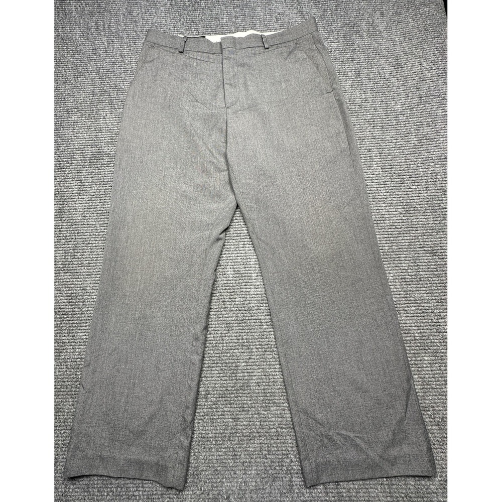 Banana Republic Pants Mens 35x30 Gray Classic Dress Slacks Poly‎ Viscose Office